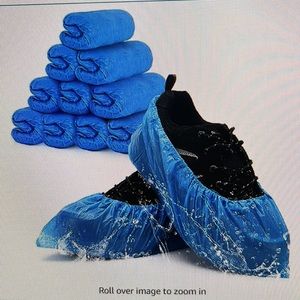 NEW shoe covers disposable non slip waterproof & recyclable shoe booties nonslip